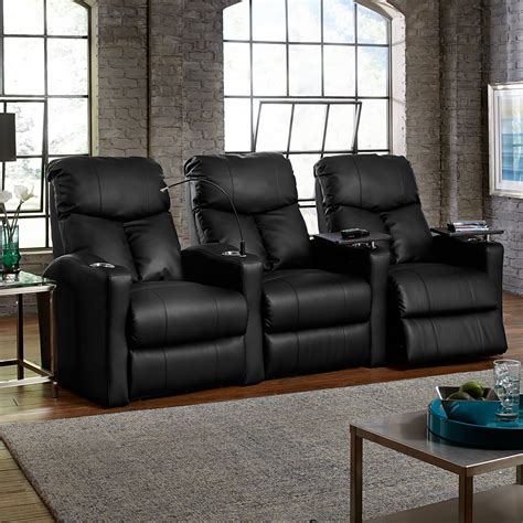 Gentleshower massage reclining chair with heat and vibrating — best recliner for sleeping. OctaneSeating Bolt XS400 Home Theater Recliner (Row of 3 ...