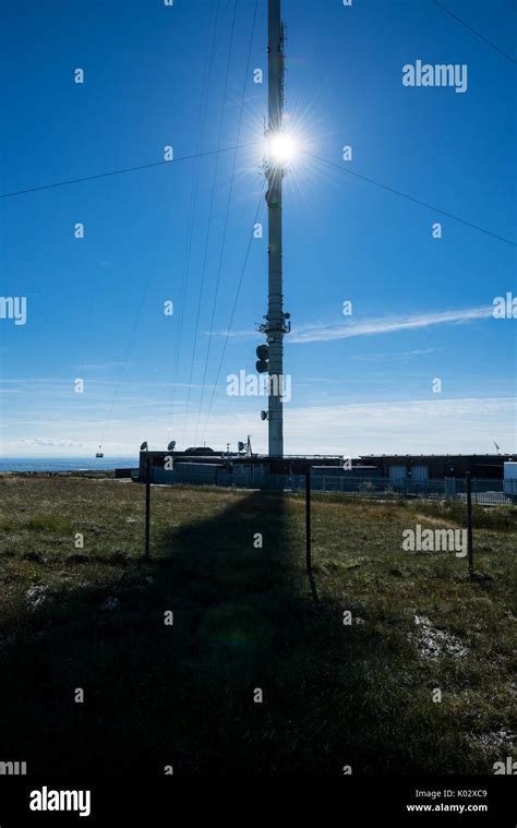 Winter Hill Telecommunication Transmitter Mast Lancashire Moorland