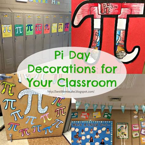 Pi day is also a fun excuse for a new activity and tradition with your kids! Pi Day Classroom Decorations | Pi day, Classroom, Waldorf math