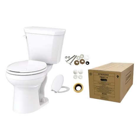 Viper® 128 Gpf 12” Rough In “toilet In A Box Two Piece Round Front
