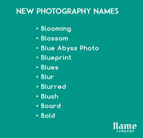 900 Best Photography Business Names Ideas To Choose From