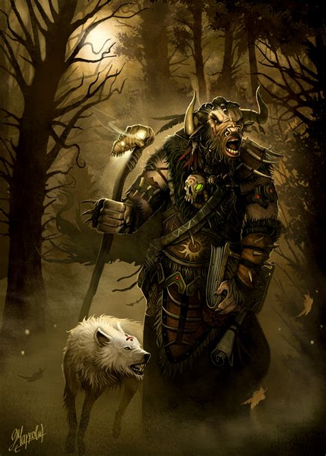 Minotaur Shaman By Dusanmarkovic On Deviantart