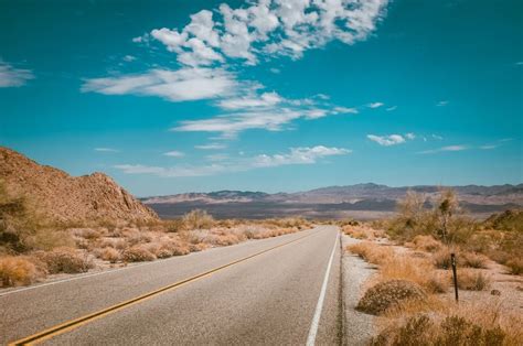 Empty Road Blue Sky Background Hd Background Free Cbeditz