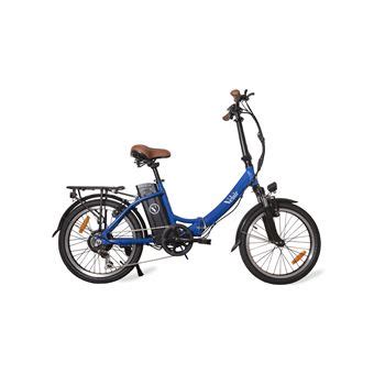 Avec 35km d'autonomie, l'assistance électrique. Vélo électrique pliable Velair Urban 250 W Bleu - Vélo ...