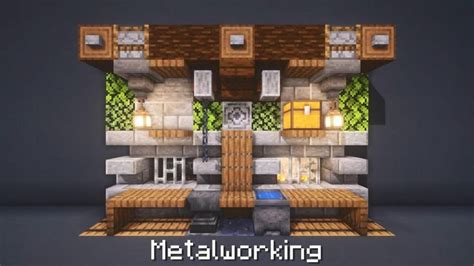 Workstation Design Ideas Minecraftbuilds Minecraft Interior Design