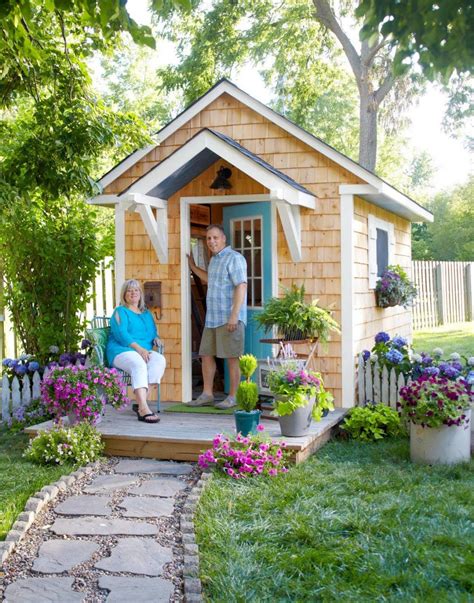 21 adorable she sheds to inspire your own garden escape. This Custom She Shed Is a Tiny Getaway Filled with Cozy ...
