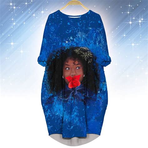 African Print Dresses Cute African American Girl Rosy Atractive Afro Black Girl Long Sleeve