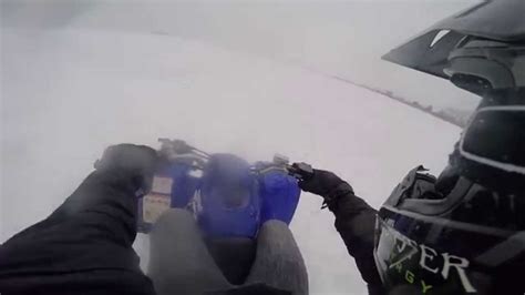 Gopro Riding Quads Atvs On Frozen Bay Ice Water Youtube