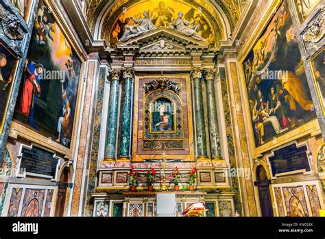 Mary Shrine Christian Paintings Santa Maria Della Pace Church Basilica