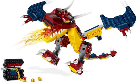 Lego creator 3in1 fire dragon 31102 building kit, cool buildable toy for kids, new 2020 (234 pieces). LEGO 31102 Fire Dragon CREATOR - BrickBuilder Australia ...