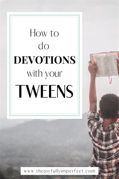 How To Do Devotions With Your Tweens Bible Study For Kids