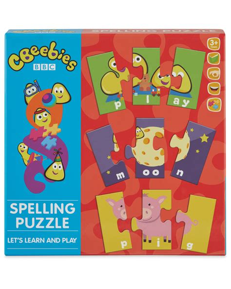 Cbeebies Spelling Puzzle Game Aldi Uk
