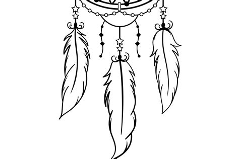 Dream Catcher Art Svg Vector Files