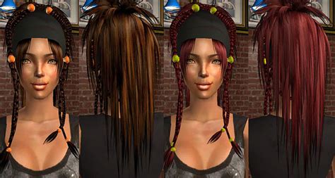 08/18/2014 faq of the month winner: Mod The Sims - RoseSims FFX-2 Rikku Hair recol