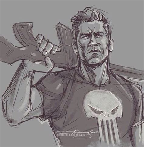 Jon Bernthal As The Punisher Art By Themeedes Marvel Superheroes