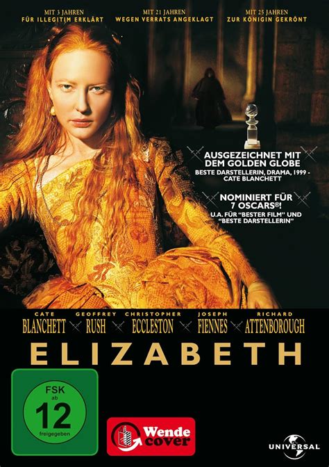 Elizabeth 1998 Dvd 2002 Uk Cate Blanchett Geoffrey
