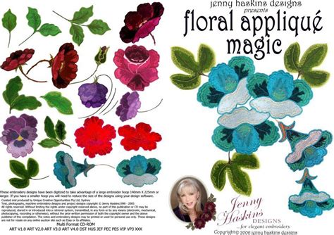 Floral Applique Patterns - Catalog of Patterns | Flower applique patterns, Floral quilt patterns ...
