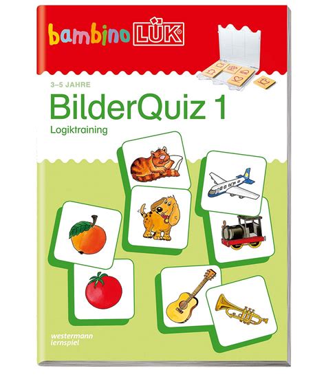 bambinoLÜK Bilder Quiz 1 - Kindergarten / 3/4/5 Jahre | Löwenherz-Shop
