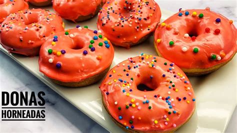 Como Hacer Donas Al Horno Fáciles Y Deliciosas Donuts Al Horno Receta
