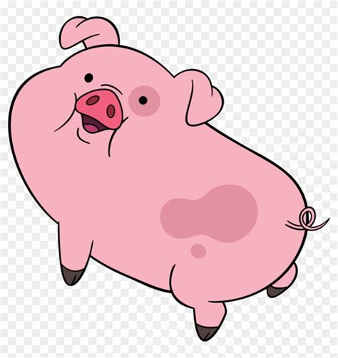 Pig Clipart Transparent Waddles From Gravity Falls Free Transparent