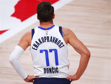 Represent your favorite player with authentic nba luka doncic photos, collectibles and much more from fanatics. What's the Message on the Back of Luka Doncic's Jersey?