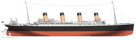 Britannic Oceanliner Designs Illustration