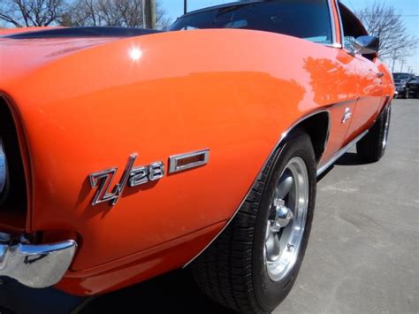 1969 Chevrolet Camaro 383 Stroker 4 Speed 12 Bold Factory Hugger Orange