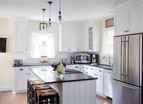 When it comes to small kitchens, every design decision counts — and the floor plan is no exception. Small L shaped White Kitchens 170 | Kitchen designs layout ...