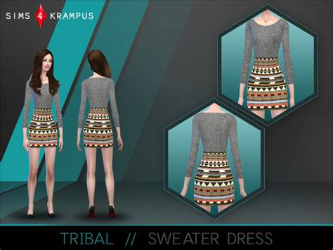 The Sims Resource Female Tribal Dress By Sims4krampus Sims 4 Downloads