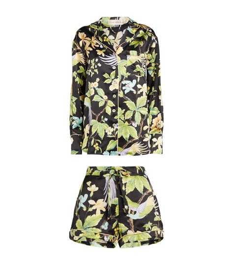 Olivia Von Halle Silk Alba Pyjama Set Harrods Us