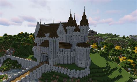 How To Build A Castle Minecraft Tutorial Medieval Castle Part 5