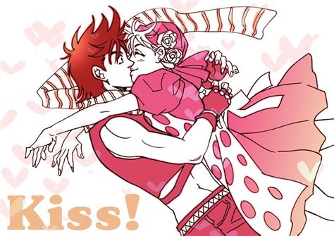 Jojo Kisses Suzy Q And Joseph Fanart By 九らラ Battle Tendencies Me Me Me Anime Anime Love