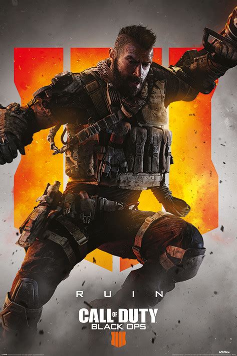 Poster Call Of Duty Black Ops 4 Ruin Wall Art Ts And Merchandise