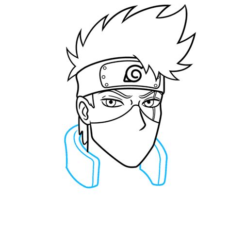 Kakashi Hatake Drawing Easy Drawing Naruto Characters Bocorawasuit