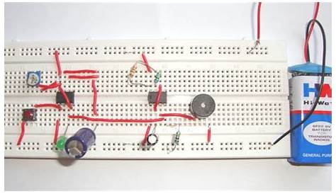 simple door bell circuit diagram