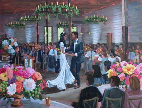 Live Wedding Painting | Dallas, TX | Ben Keys Fine Art Studio