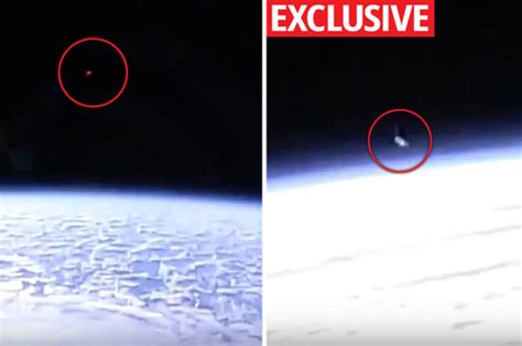 Alien News UFOs Spotted On ISS Live Feed Sparks Conspiracy Claims Daily Star