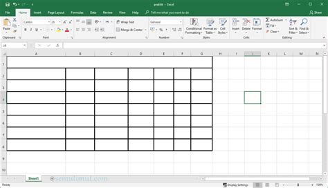 Lengkap 3 Cara Membuat Tabel Di Excel Untuk Pemula Images