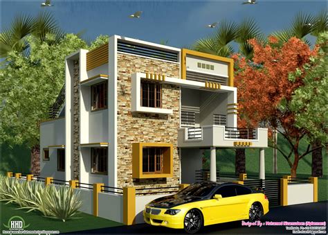 Eco Friendly Houses South Indian Style New Modern 1460 Sq