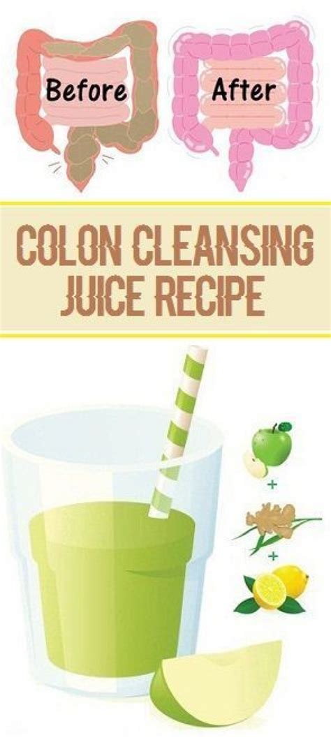 Colon Cleansing Juiceappleginger And Lemon Detoxsmoothie Detox