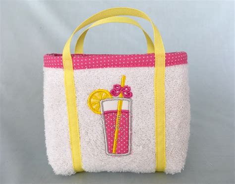 Pink Lemonade Bathing Suit And Beach Bag For Wellie Etsy