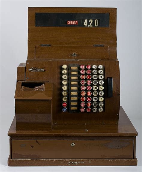 Vintage Cash Register Vintage Antique National Cash Register Model