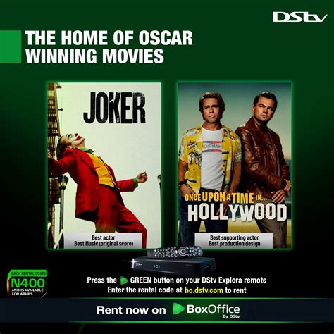 Dont Miss These Movies That Won The Oscars On Dstv Boxoffice