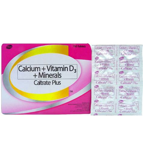 Caltrate Plus Calcium Vitamin D Minerals Tablet 100s Lazada Ph