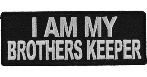 I Am My Brothers Keeper Patch Military Saying Patches By Ivamis Patches