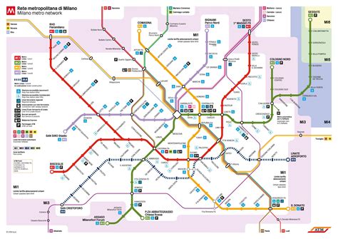 Metro Milano Mappa Orari E Percorsi Di Tutte Le Linee