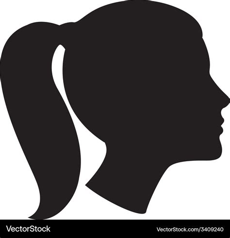 Head Woman Royalty Free Vector Image Vectorstock
