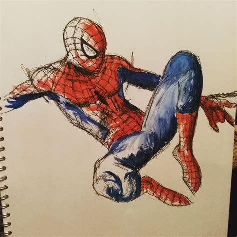 Spiderman Drawing I Done Spiderman