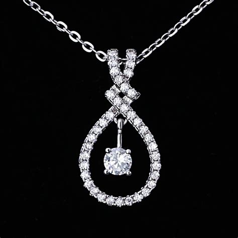 Micro Pave Cz Fancy Necklace Pendant Designs For Girls 925 Silver