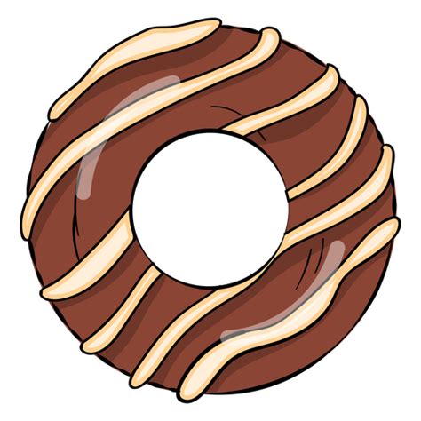 Chocolate Donut Cartoon Transparent Png And Svg Vector File